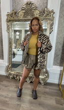 Load image into Gallery viewer, Zebra Print Utility Jacket
