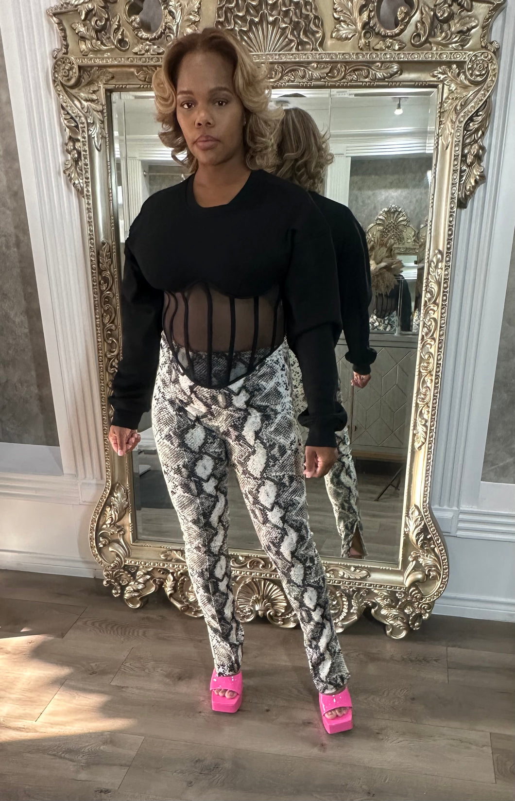 Bustier Sweatshirt
