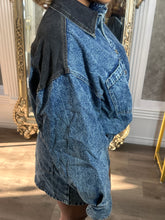 Load image into Gallery viewer, Blocked Denim Mini Dress
