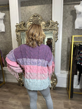 Load image into Gallery viewer, Fringe Cable Knit Sweater
