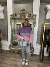 Load image into Gallery viewer, Fringe Cable Knit Sweater

