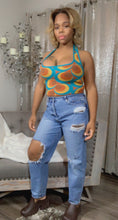 Load image into Gallery viewer, Pattern Sweater Halter Top
